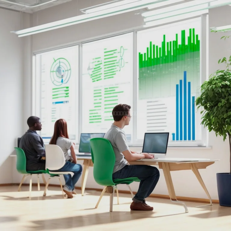 Team collaborating on AI development